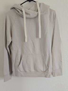 GAP Light Beige Women's Pullover Hoodie